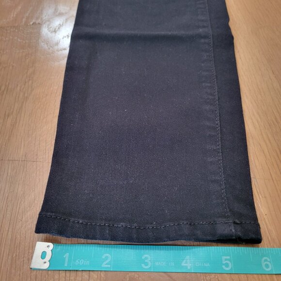 Universal Thread Jeans Mid Rise Curvy Skinny Black Denim Stretch Womens 10 30R - Picture 12 of 12